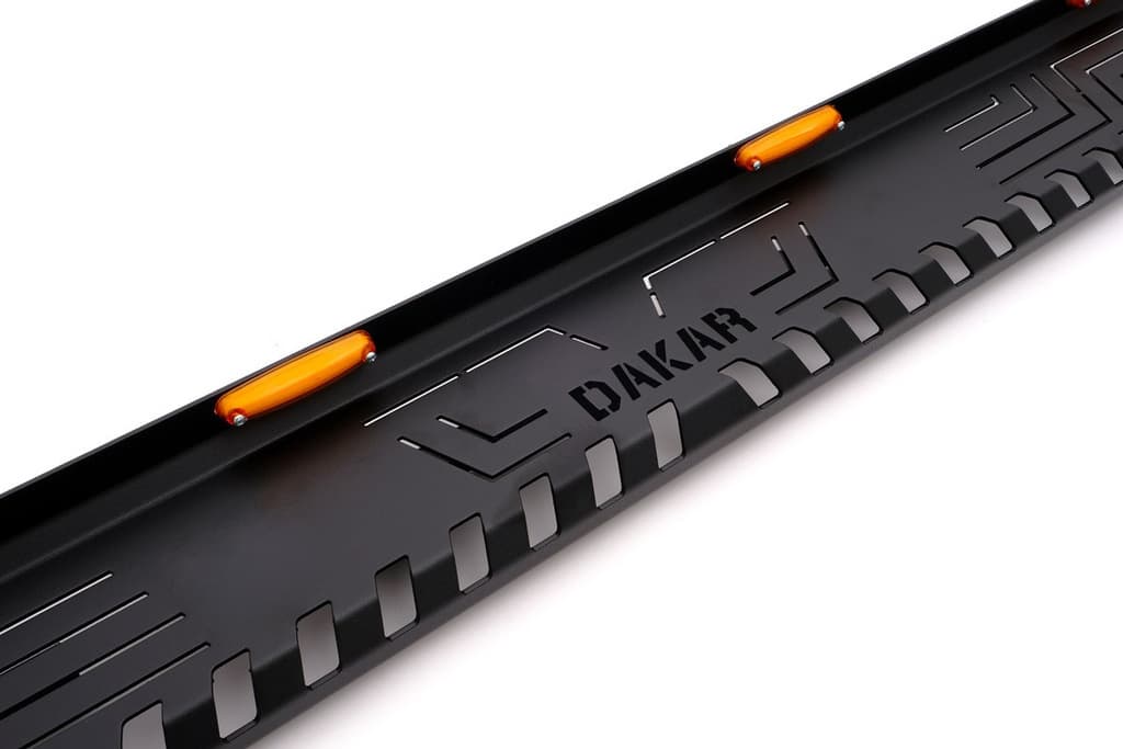 Бічні пороги Dakar V1 з LED (2 шт, метал) 4