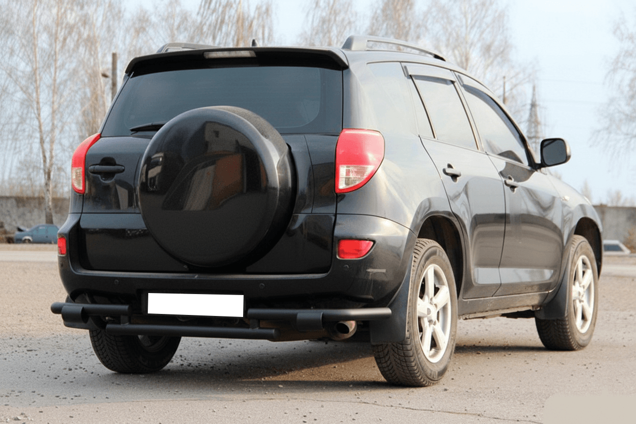 Задній захист AK005-2 Black (2 шт., нерж)
