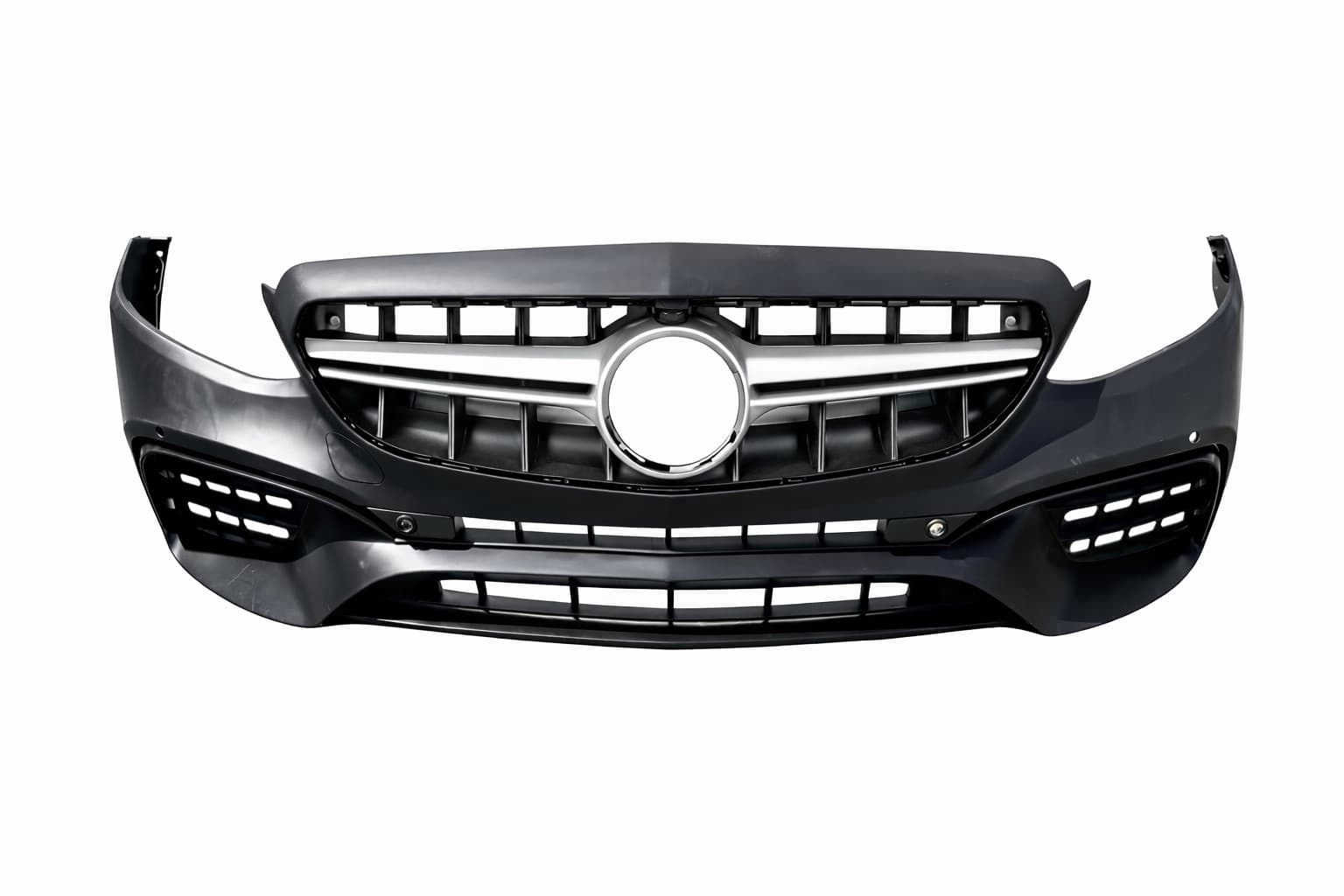 Передній бампер AMG E63 в зібраному вигляді V2 (для 2016-2020)