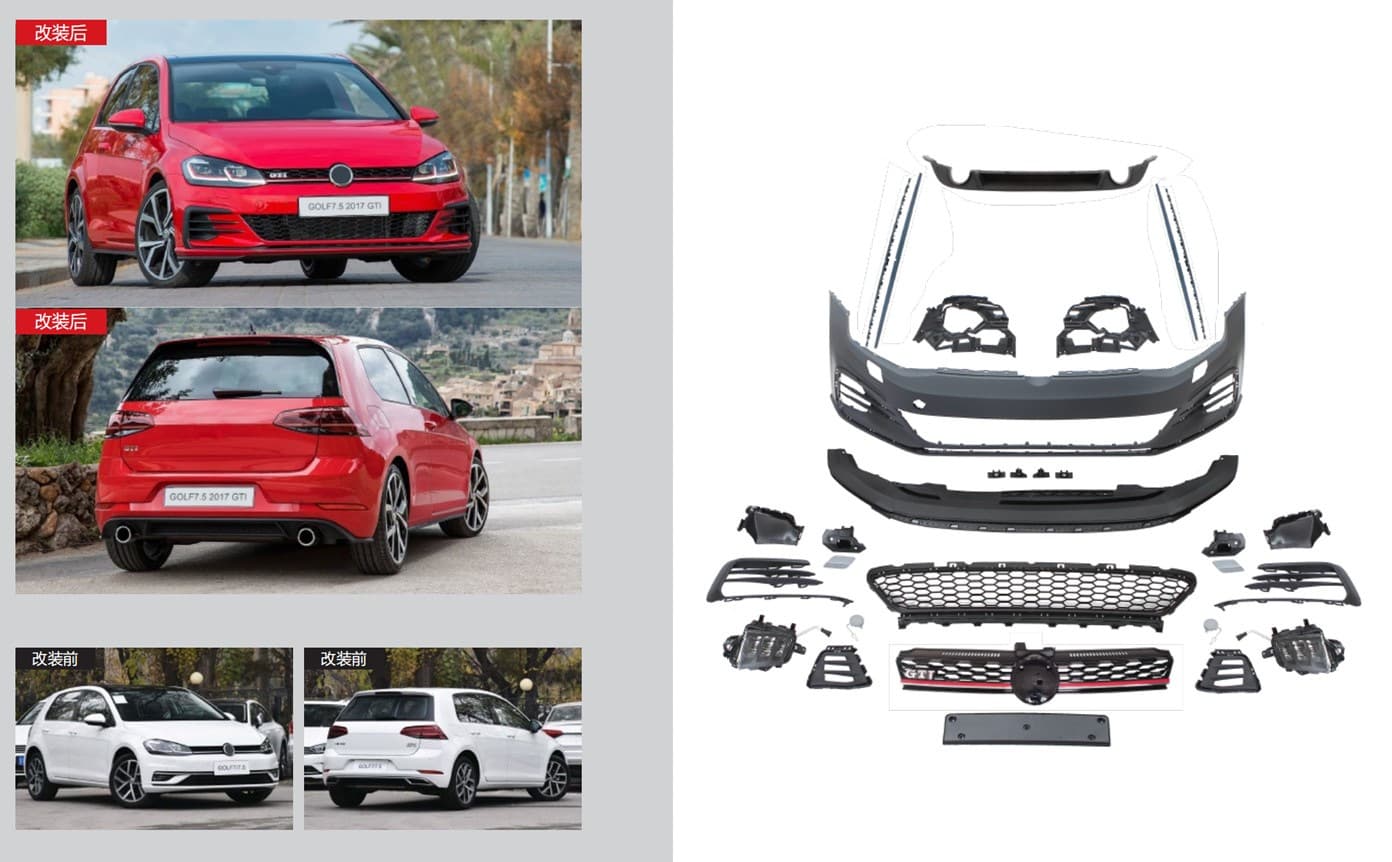 Комплект обвісів GTI (Для 2017-2020)