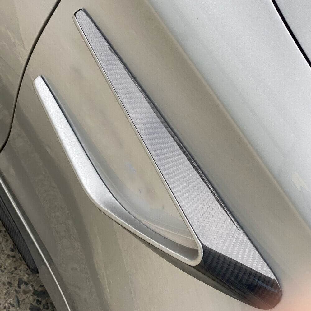 Накладки на передні крила (для купе/кабріолет C63 AMG 2015-2019, Карбон) 3