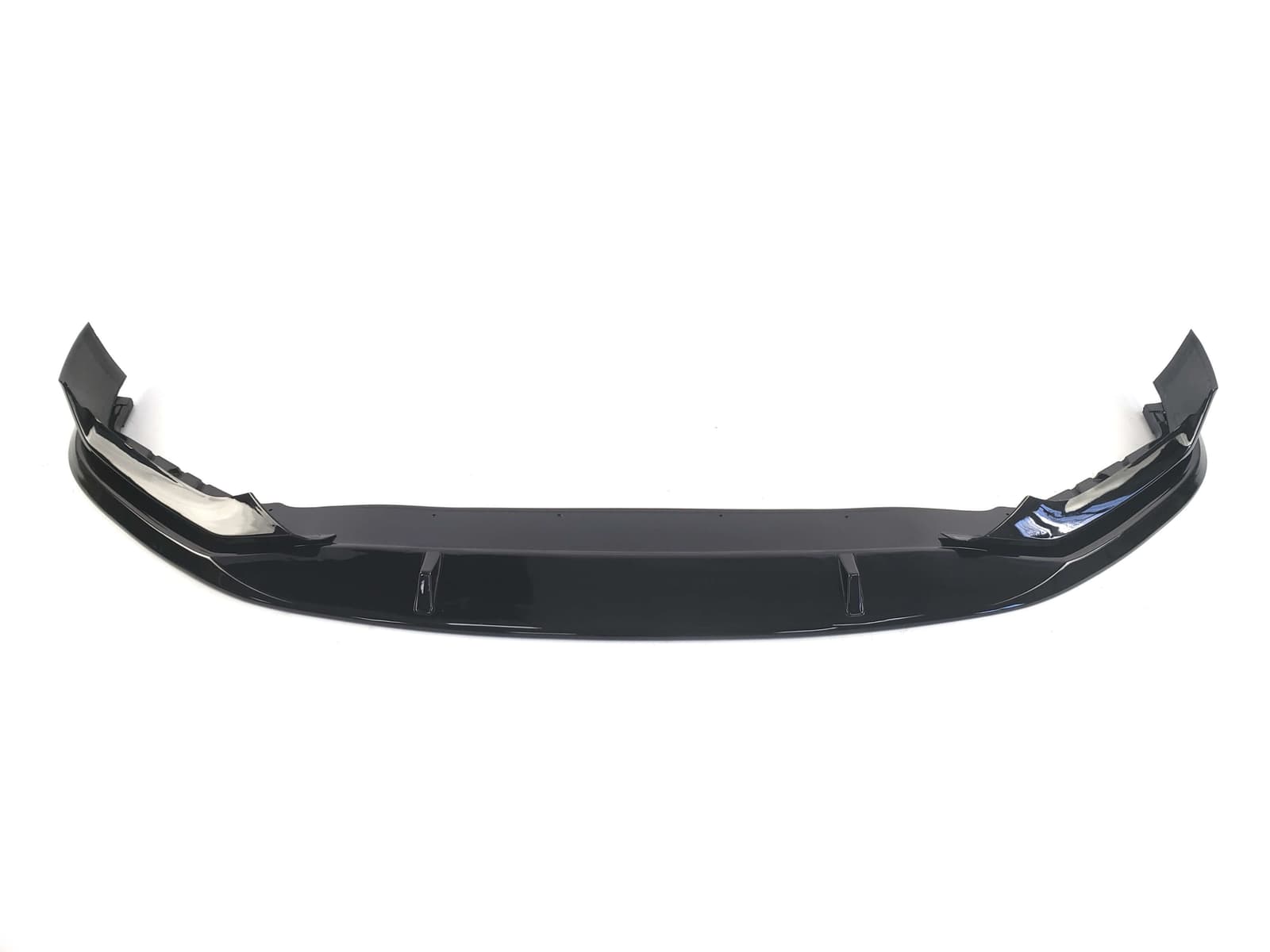 Губа (переднього бампера) Чорний глянець (M-Performance) V4 на BMW 5 Series G30 / G31 2020-2023 року