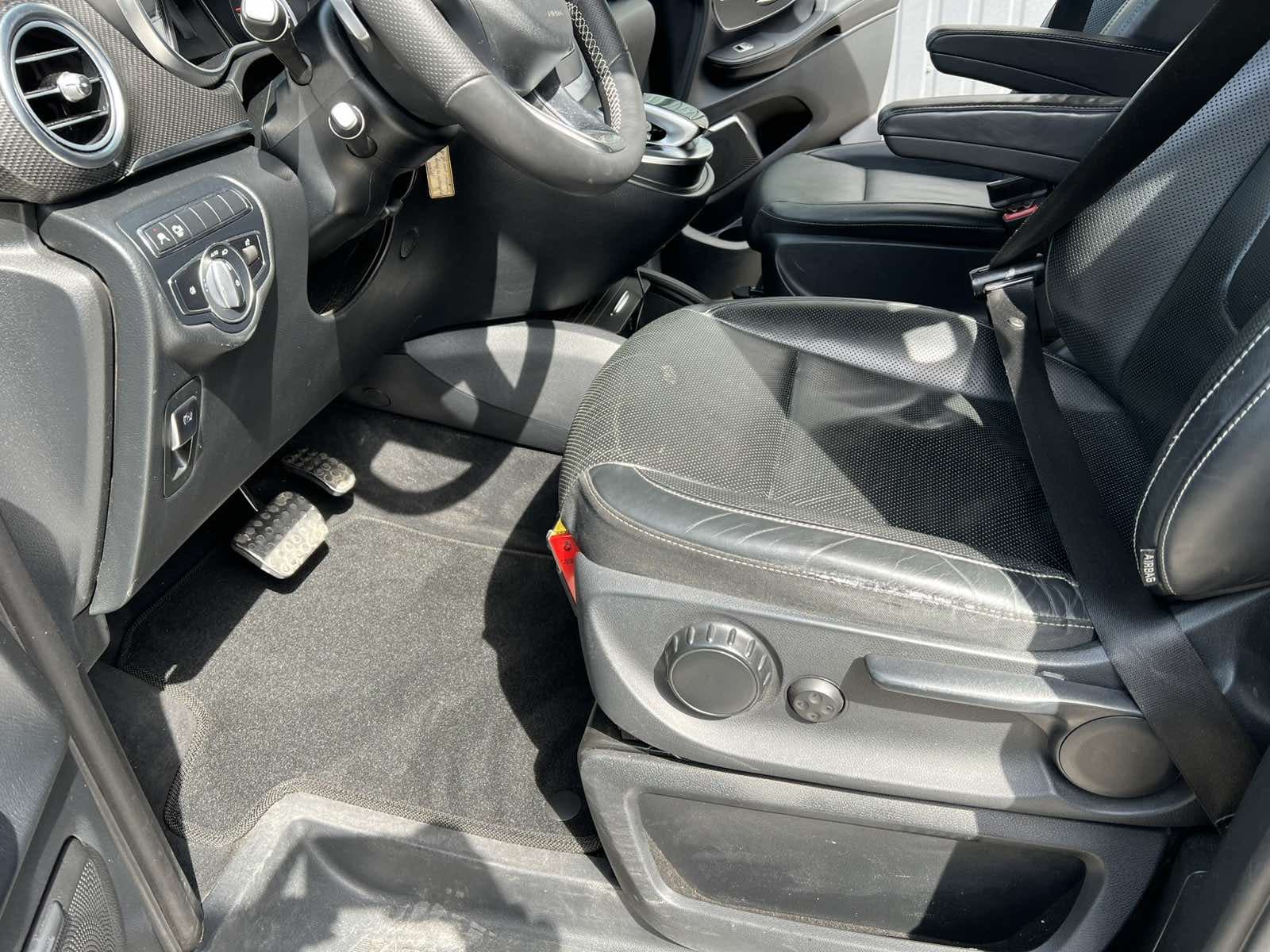 Килимки текстильні Premium V-class, ExtraLong 2 бокових (Тільки самовивіз, повний салон, Чорний)