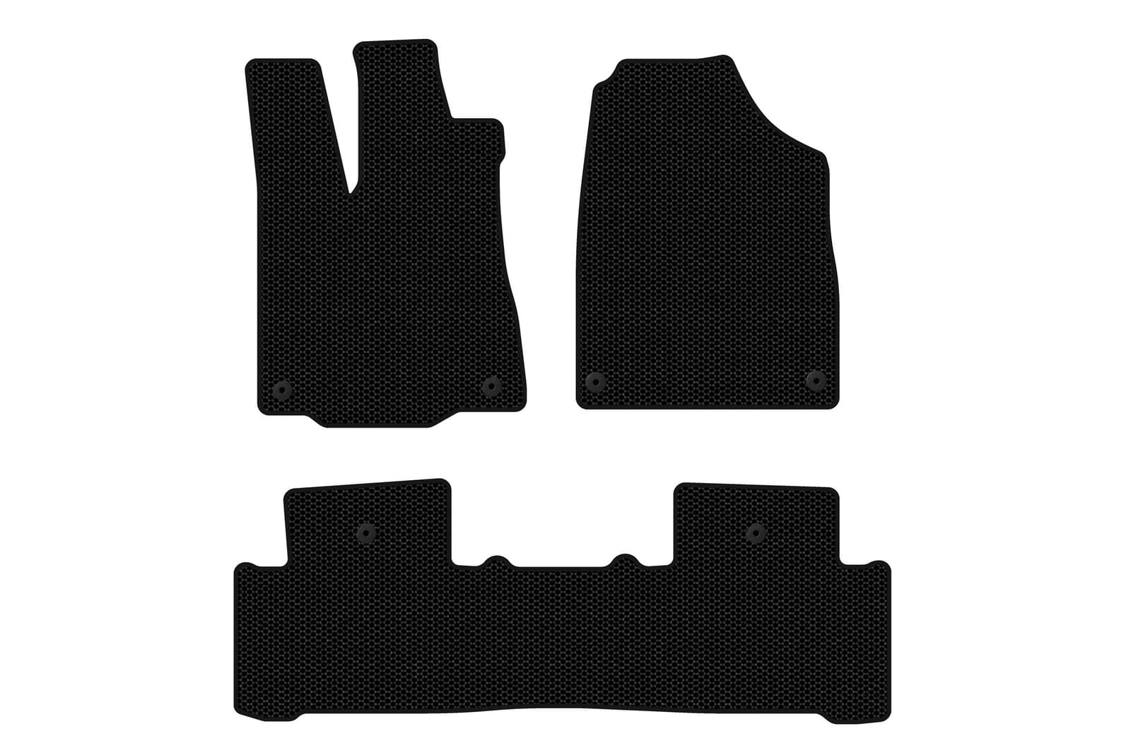 Гумові килимки Carsuit (2 ряди, чорні)