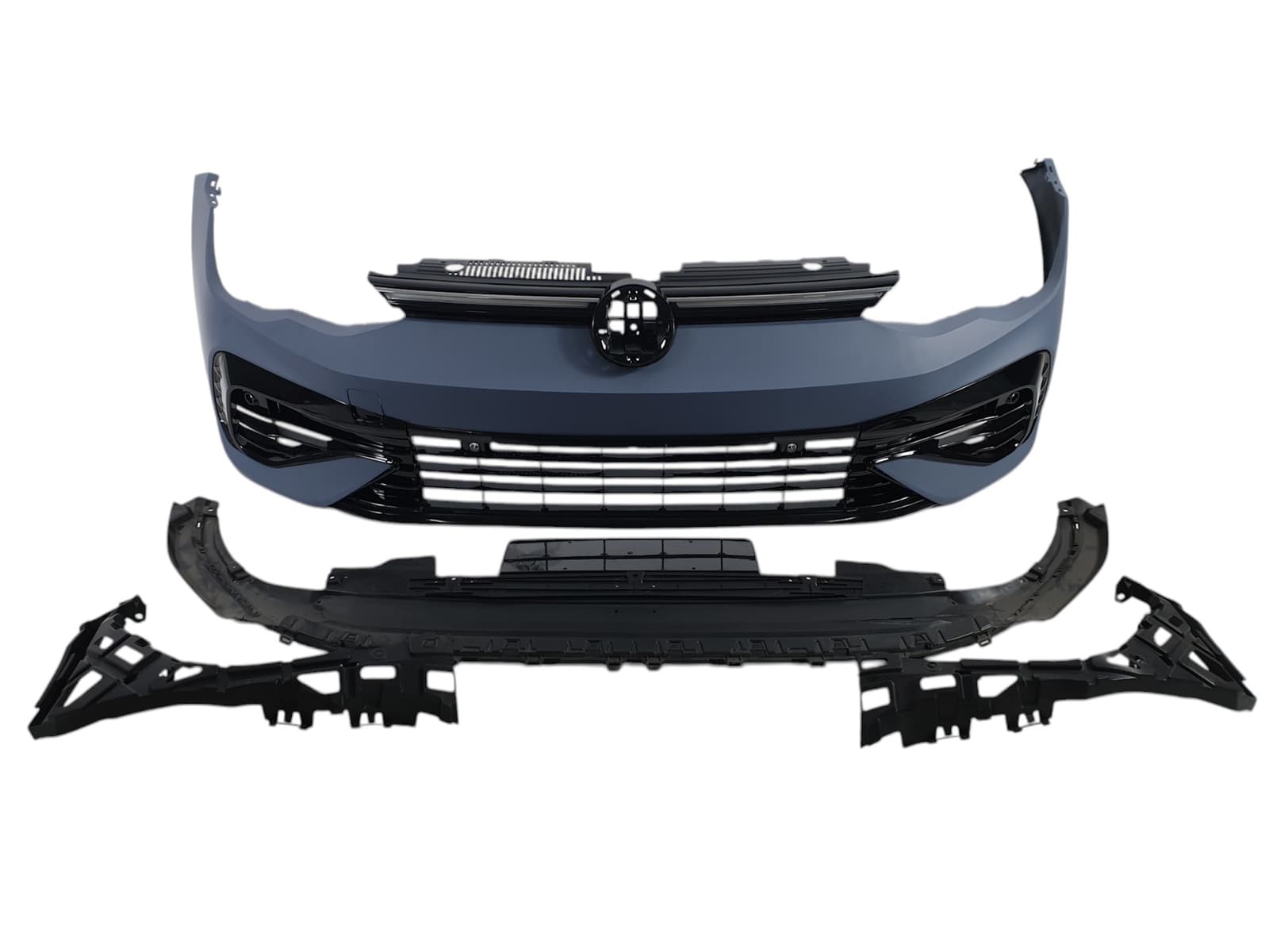 Передній бампер (стиль Golf 8 R) на Volkswagen Golf VIII 2020-2024 року