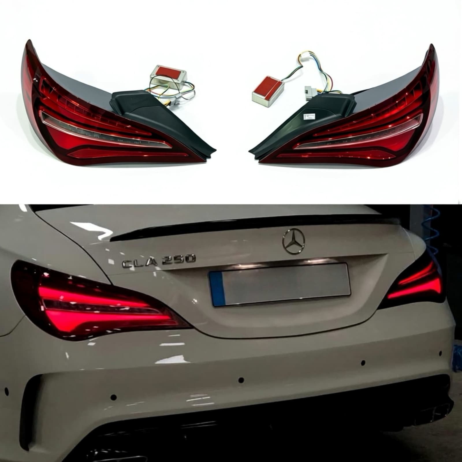 Задні LED ліхтарі Mercedes CLA-Class C117 2013-2018