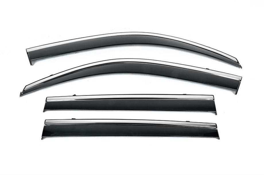 Вітровики з хромованим молдингом Niken Luxury (4 шт)
