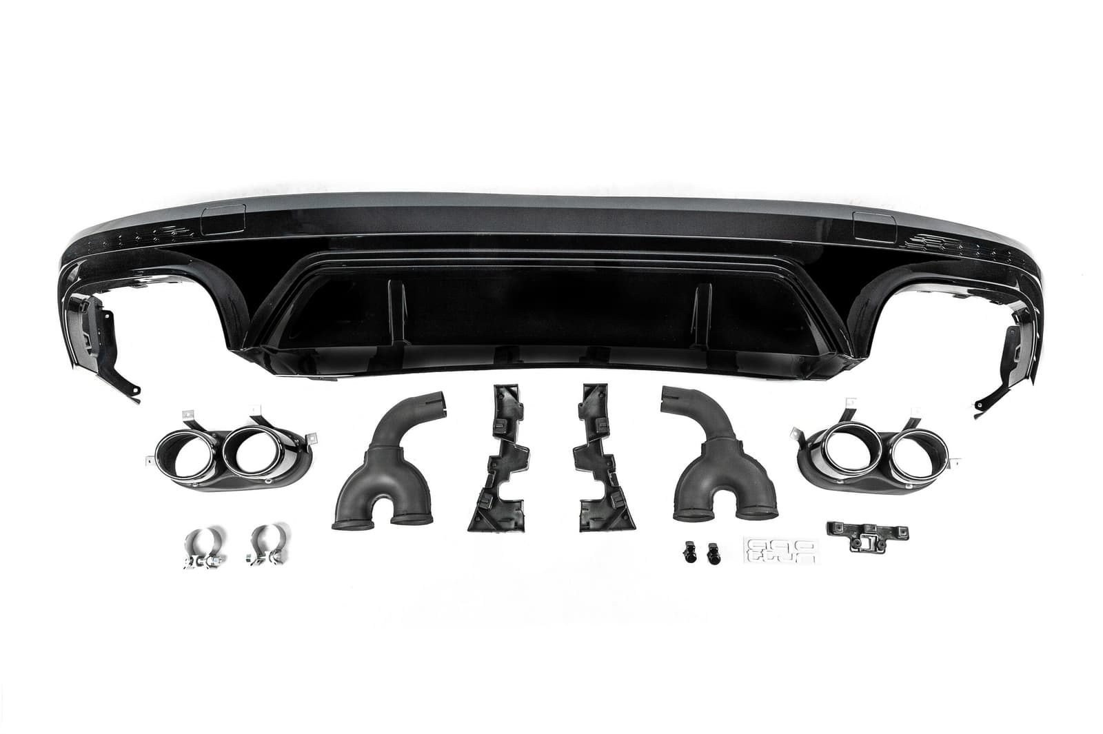 Задній дифузор SQ5-Style (2017-2020, з насадками Black)