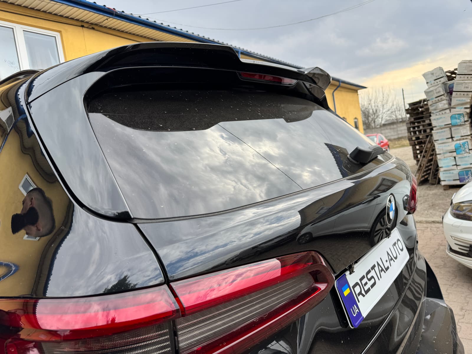 Спойлер Чорний глянець (стиль X5M) на BMW X5 G05 2018-2022 року 6