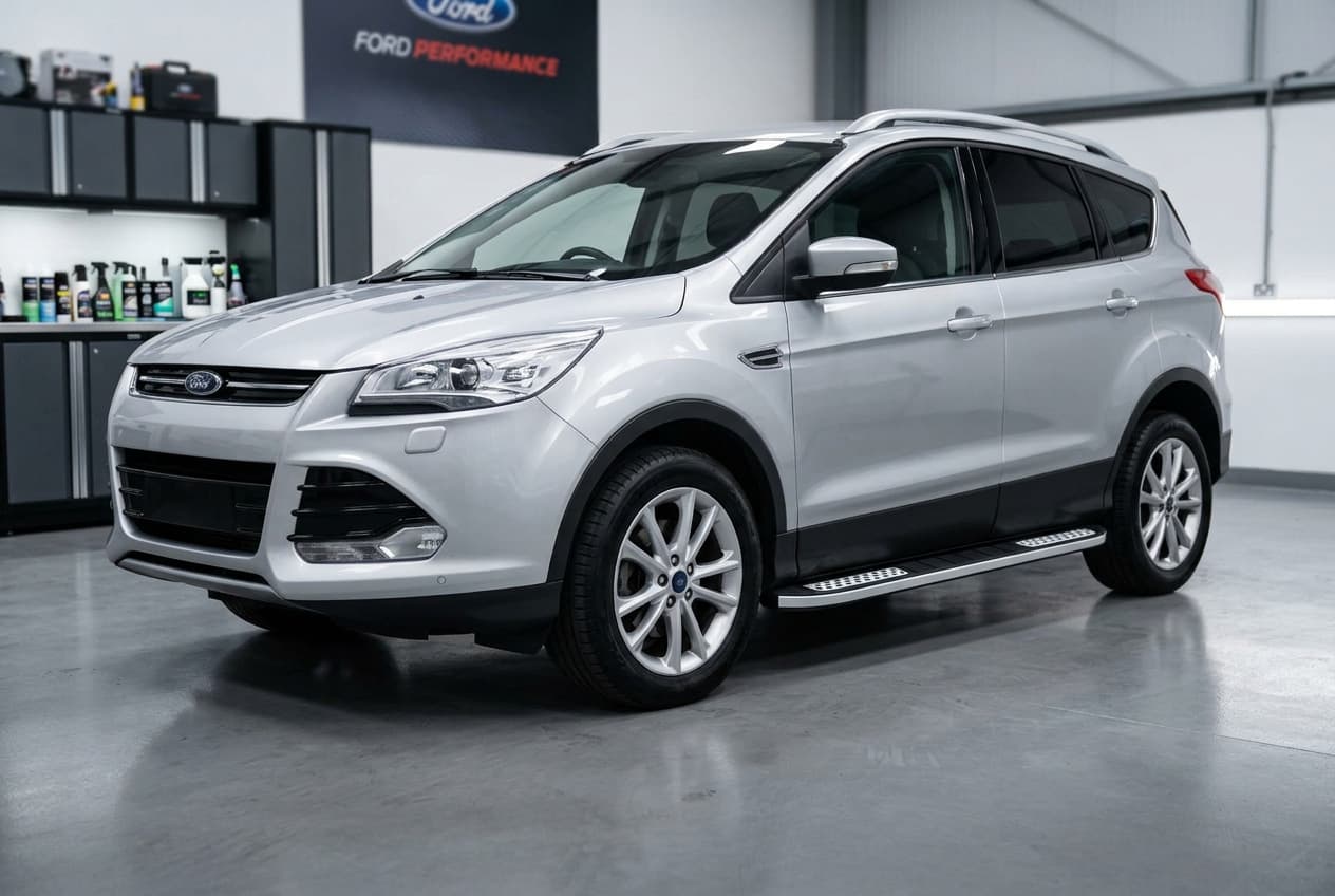 Бокові пороги Tayga V2 (2 шт., Алюміній) З чорним листям на дверях