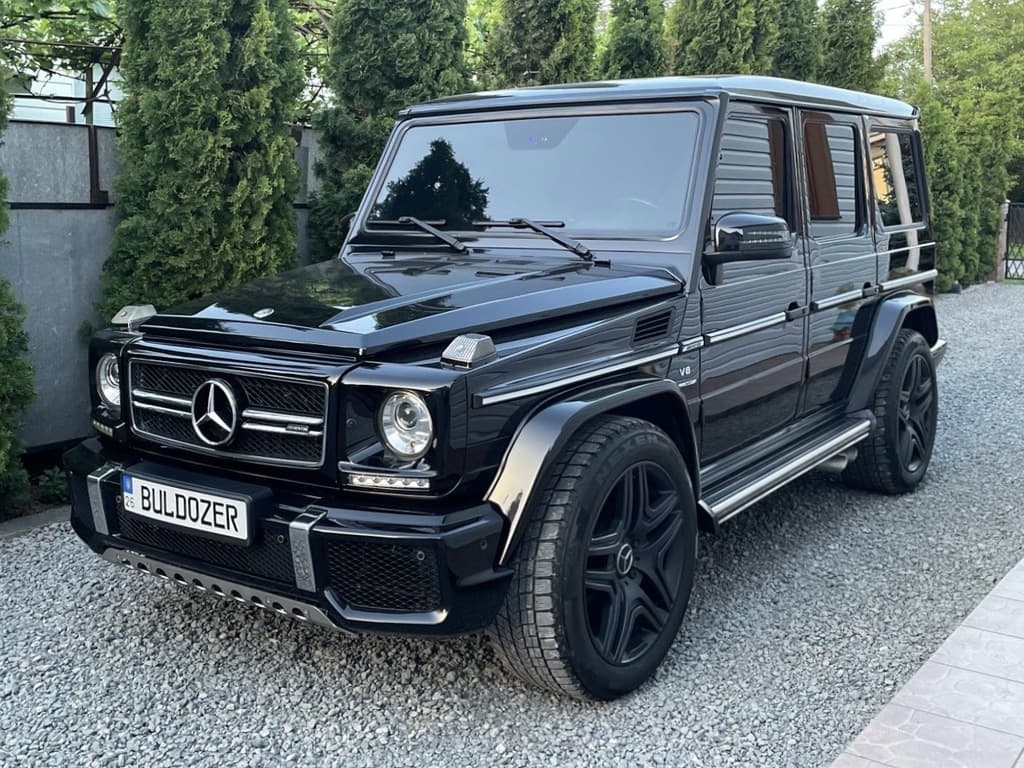 Передній бампер AMG G63/G65 (в зборі) G63 (хромована сітка) 4