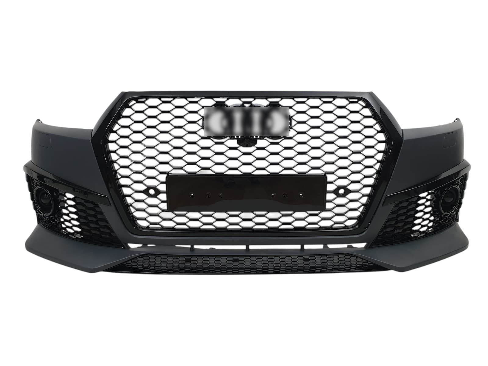 Передній бампер (RS Style) Black на Audi Q7 4M 2015-2020 року