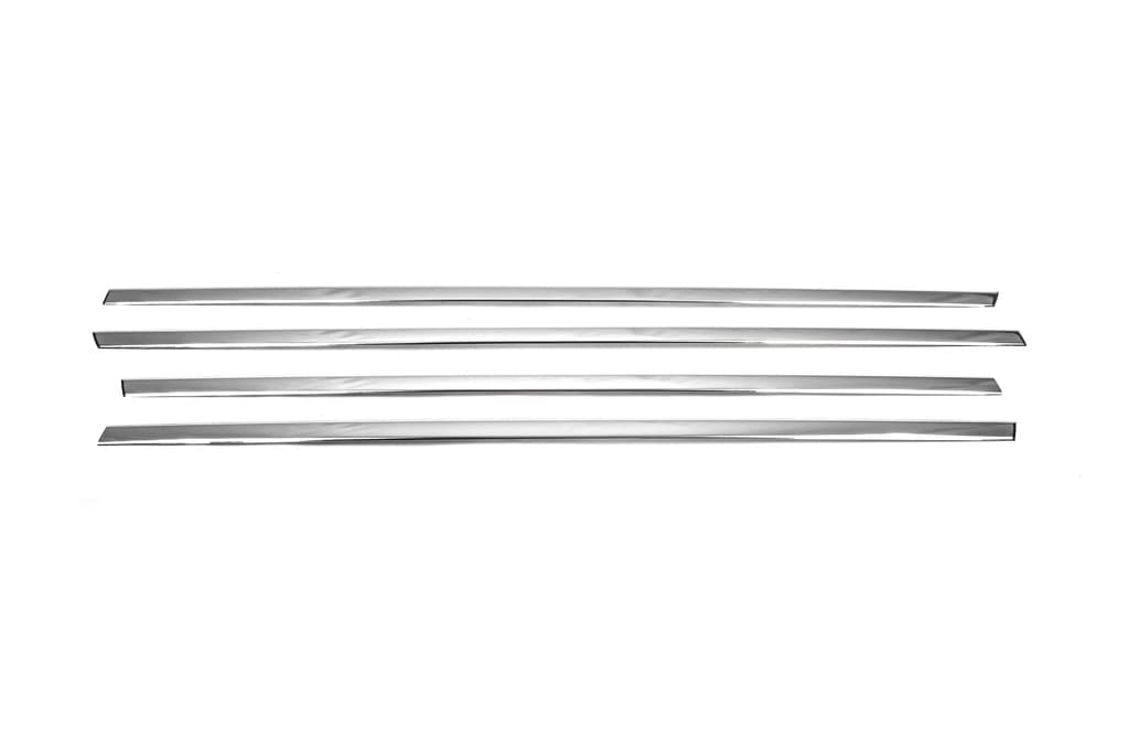 Нижні молдинги стекол хром (нерж) Carmos Sedan/HB (4 штуки) 5