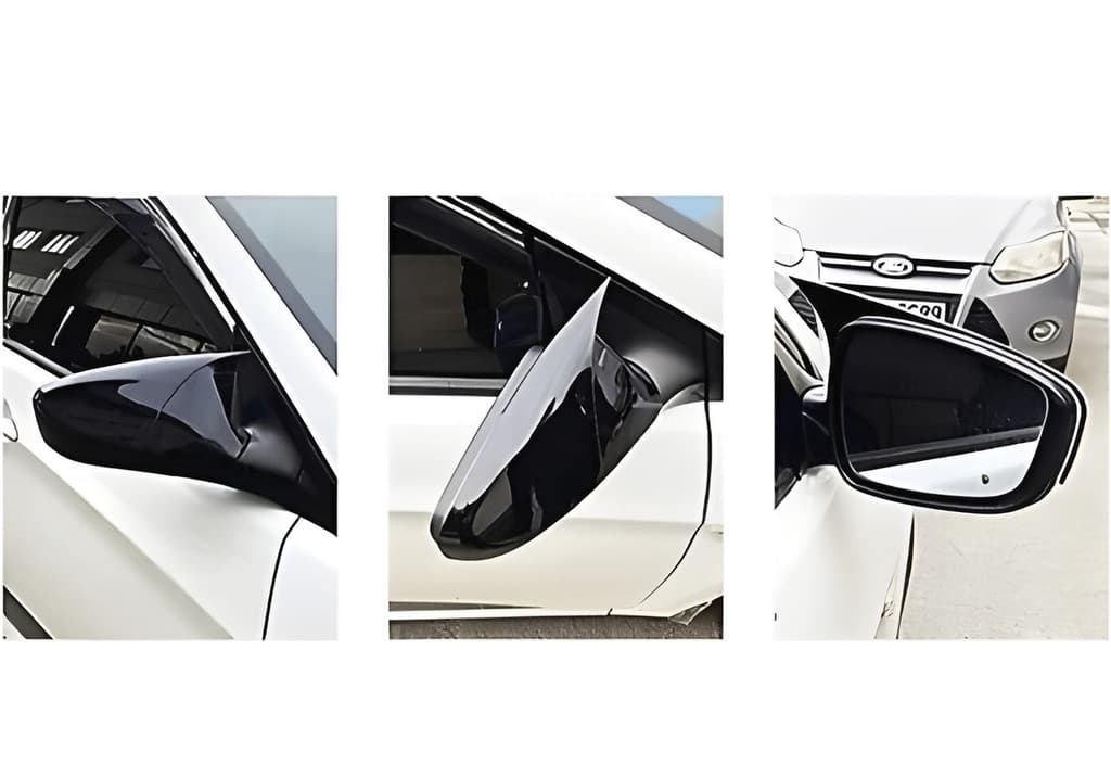 Накладки на дзеркала із вирізом під поворот BMW-style (2 шт) 2