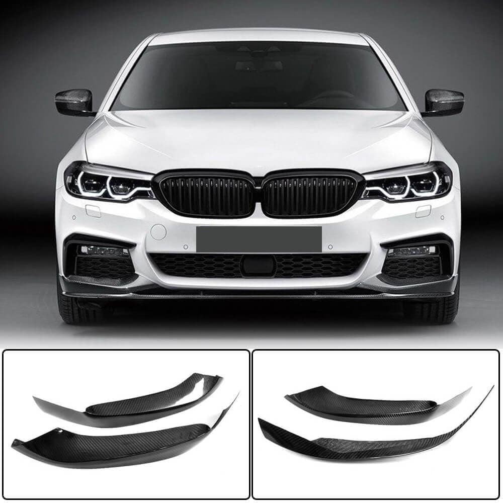 Накладки на передній бампер Flap V2 (для M-Sport 2017-2020, Карбон)