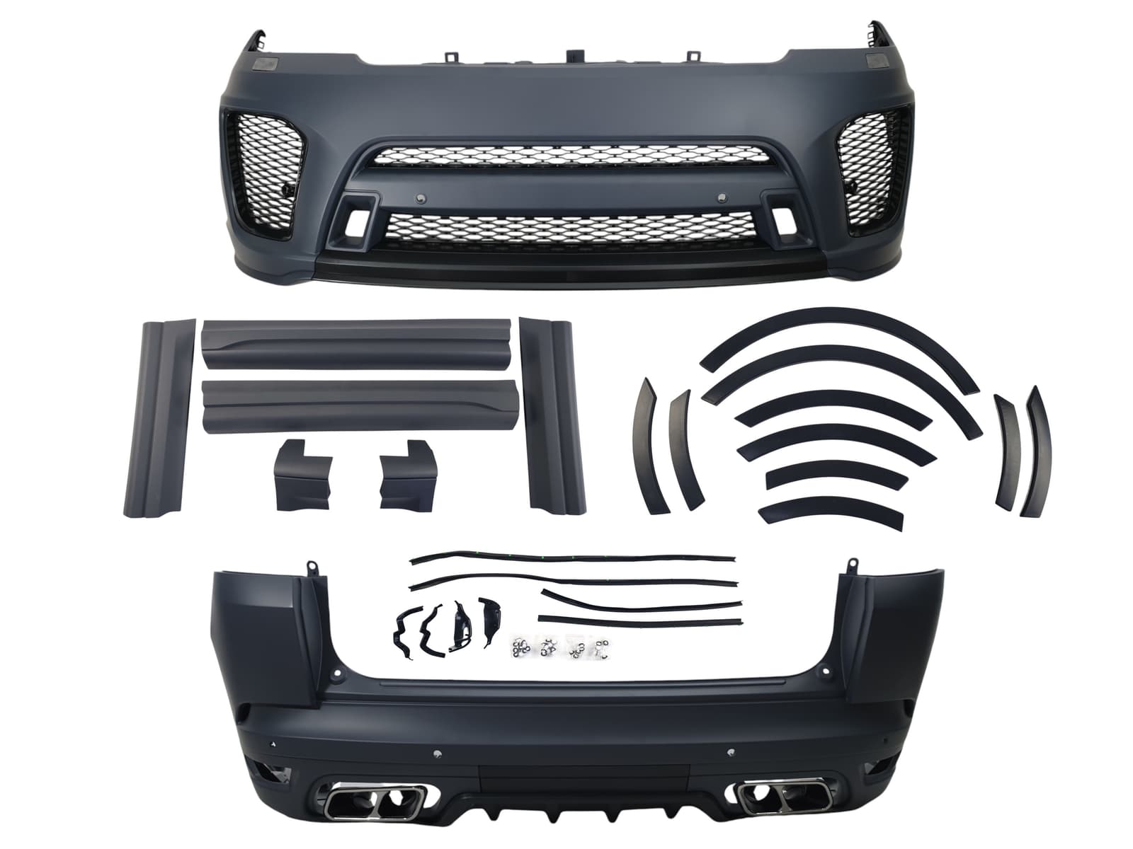 Комплект обвісів (стиль SVR) V1 на Land Rover Range Rover Sport L494 2017-2022 року