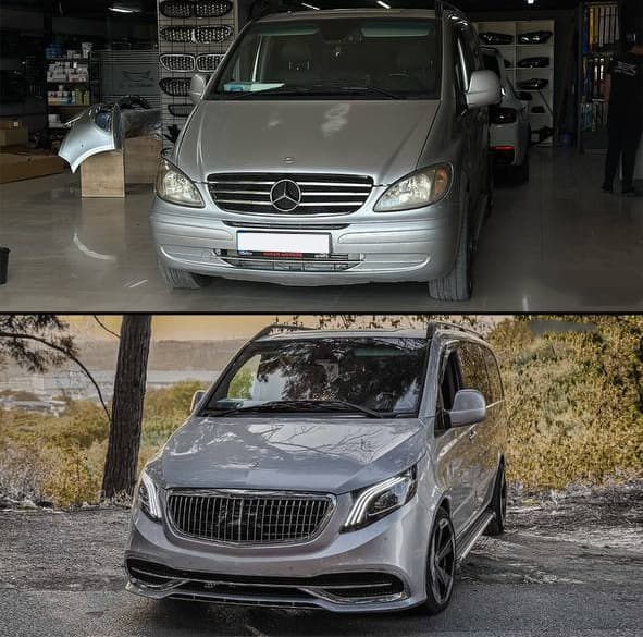 Комплект рестайлінгу в W447 Maybach 4