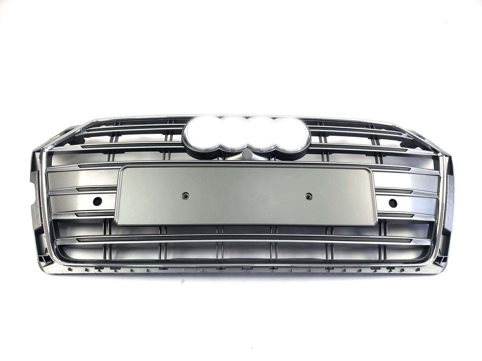 Решітка радіатора Silver Chrome (в стилі S5) на Audi A5 B9 2016-2020 року 2