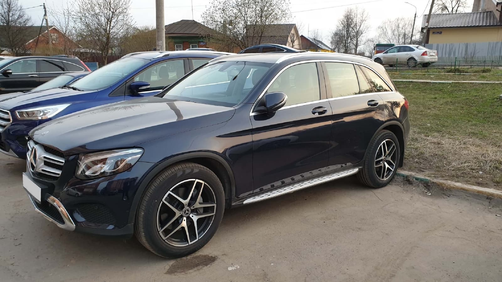 Підніжки на Mercedes-Benz GLC-Class X253 2015-2019 року 4