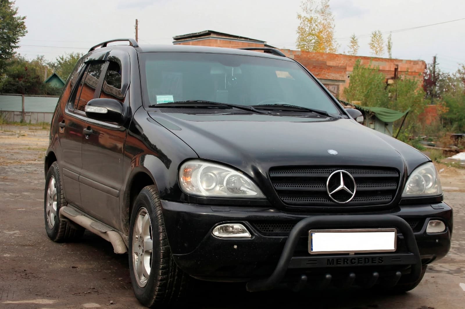 Кенгурятник WT004 Black (нерж.)