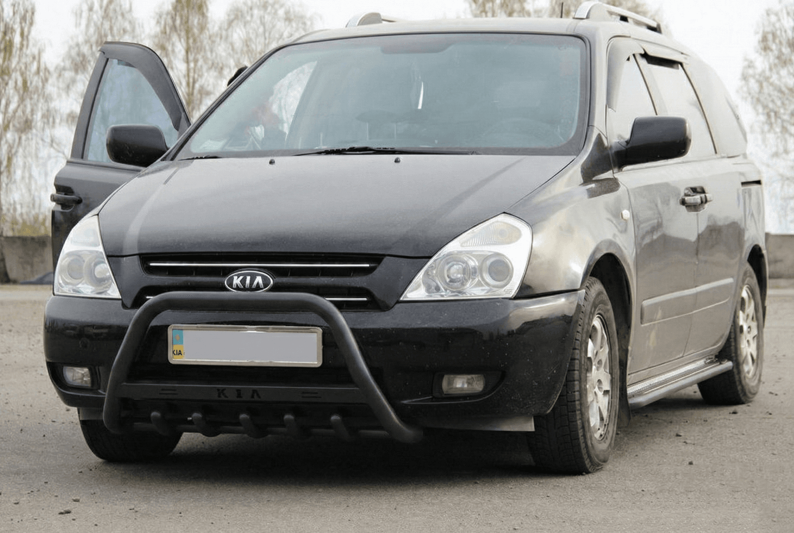 Кенгурятник WT004 Black (нерж) 3