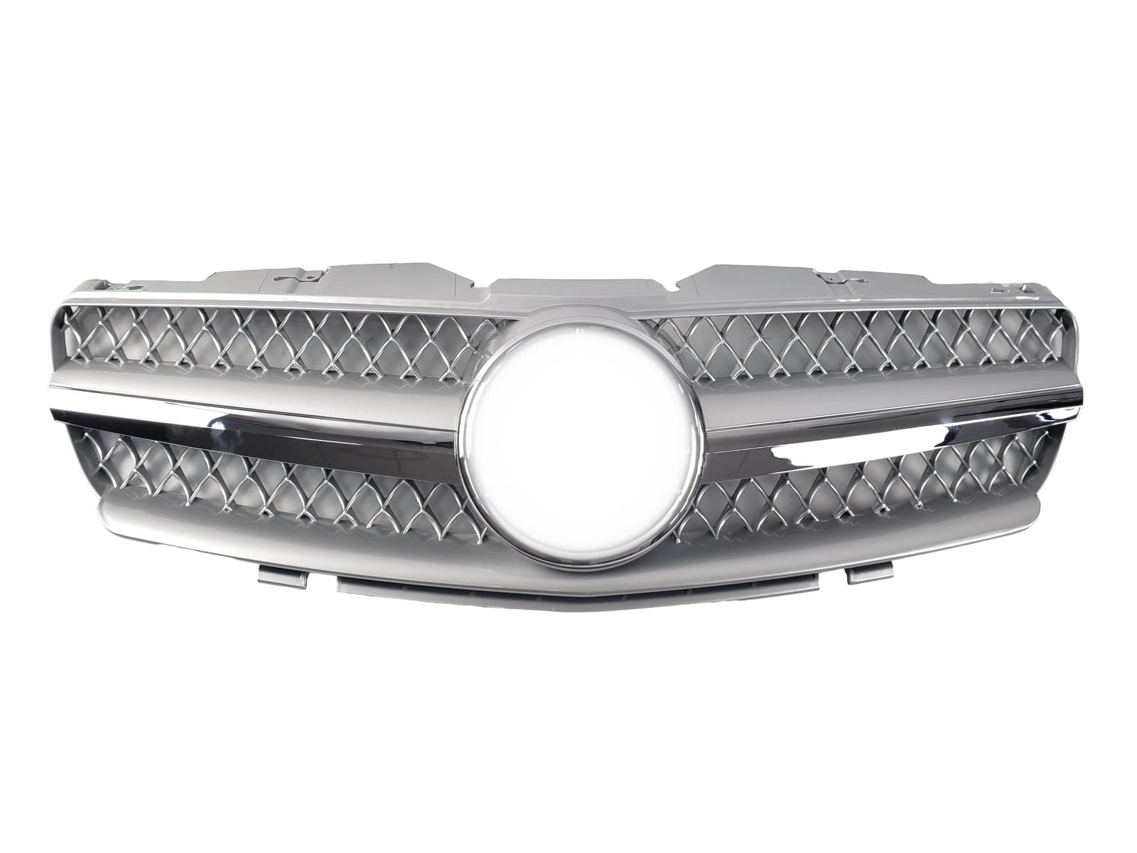 Решітка радіатора Silver SL на Mercedes-Benz SL-Class R230 2001-2006 року