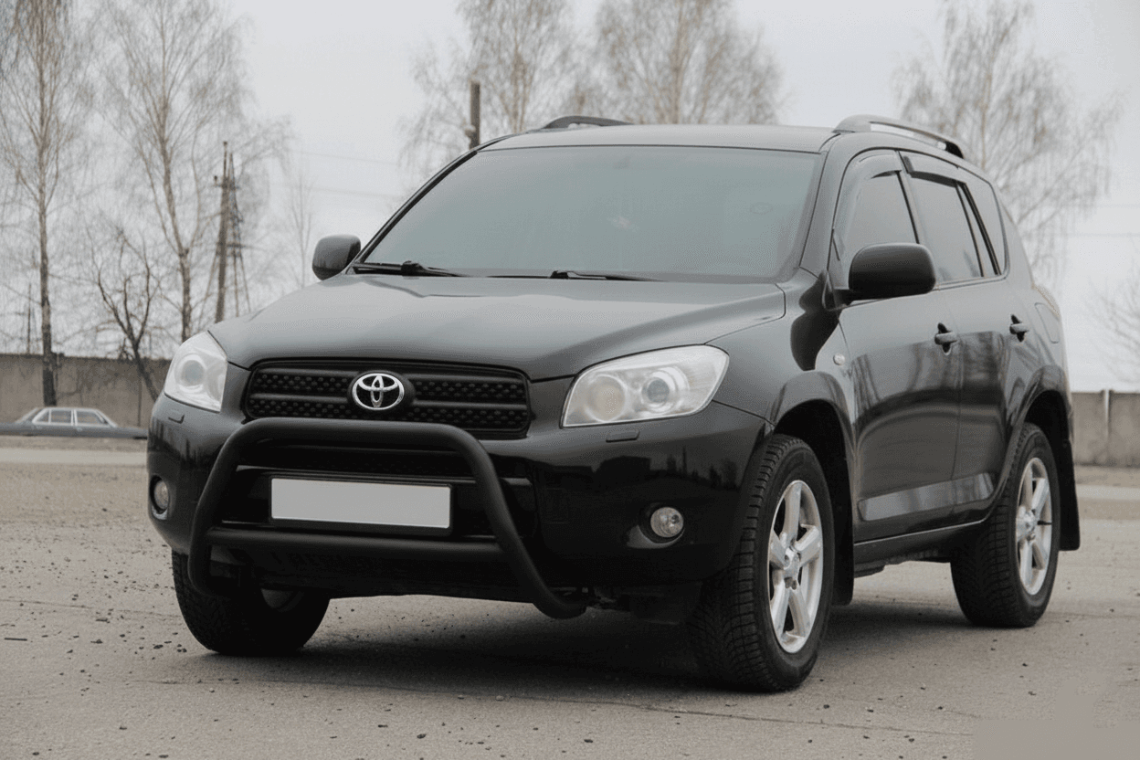 Кенгурятник WT022 Black (нерж)
