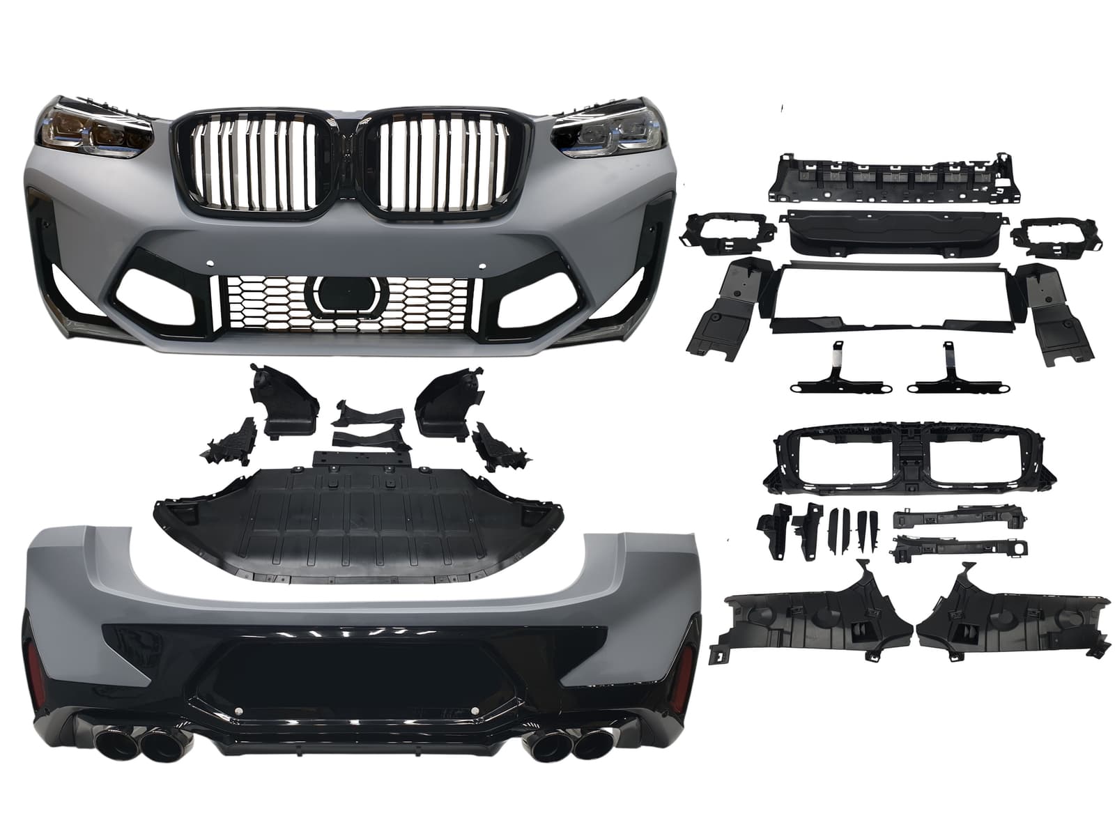 Комплект рестайлінга (в нову модель) (X4M Style 2022+) на BMW X4 G02 2018-2022 року