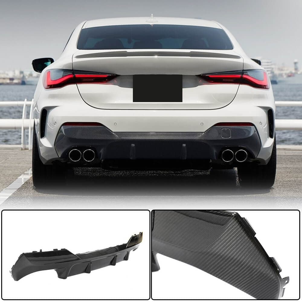 Дифузор заднього бампера V2 (для G22/G23 M-Sport, Карбон)