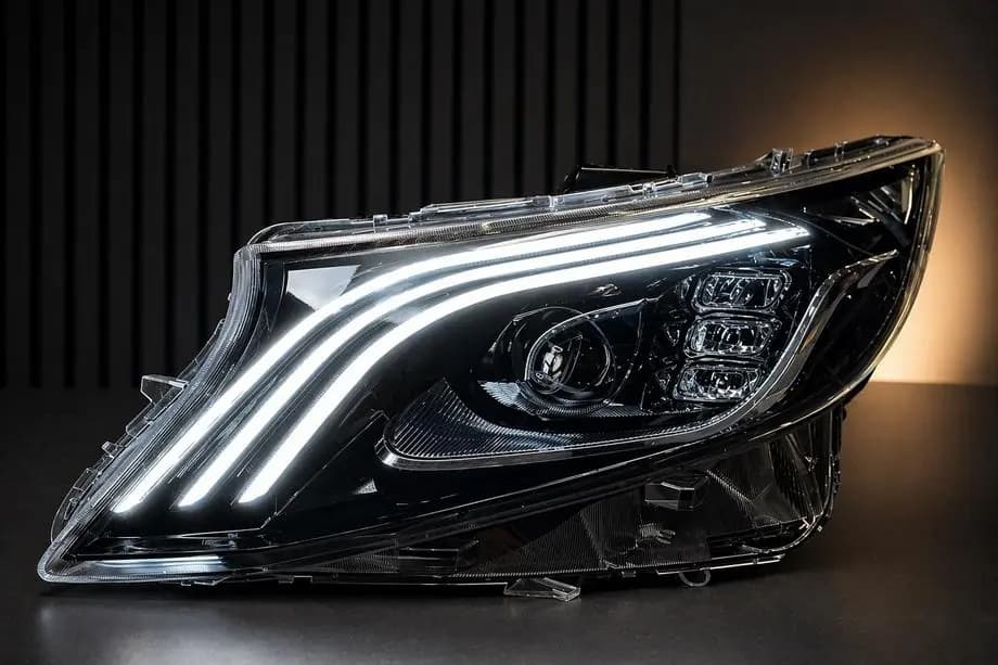 Передні фари Maybach-дизайн LED (для V-class, 2 шт)
