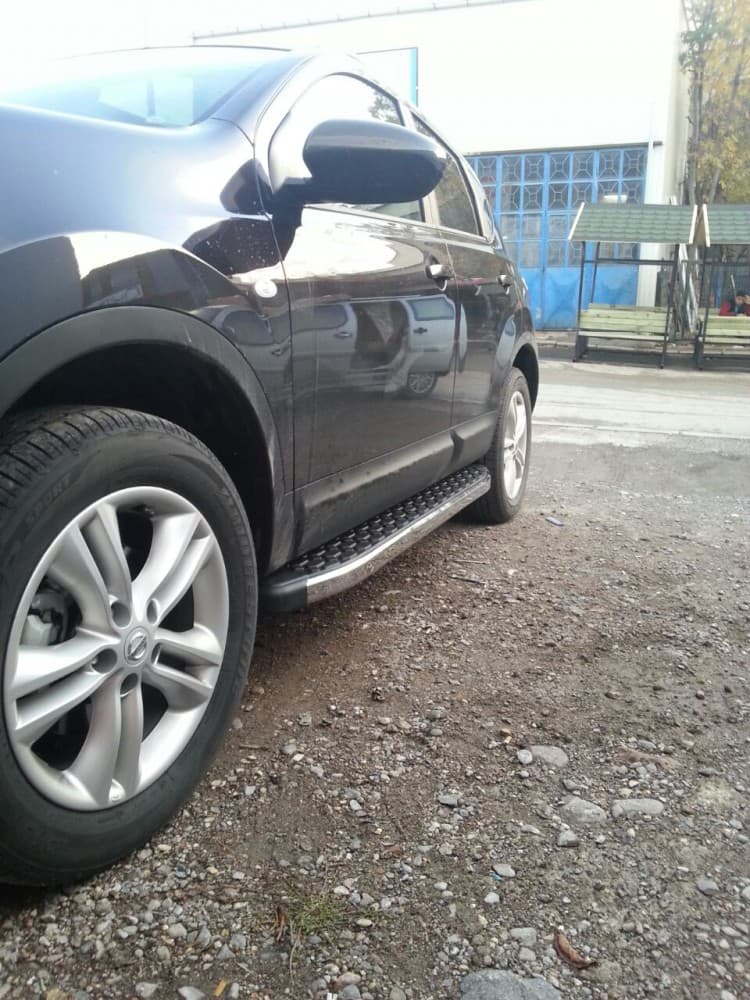 Бокові пороги BlackLine (2 шт, алюміній)