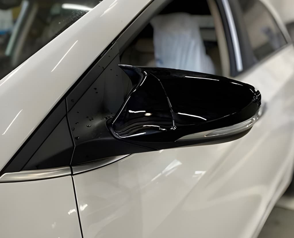 Накладки на дзеркала із вирізом під поворот BMW-style (2 шт) 3