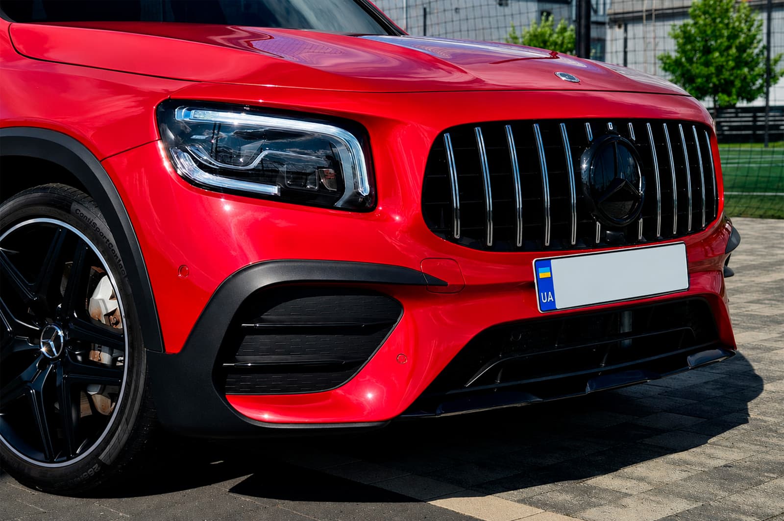 Передня решітка Panamericana GT (для AMG-Line 2019-2023) З місцем під камеру 4