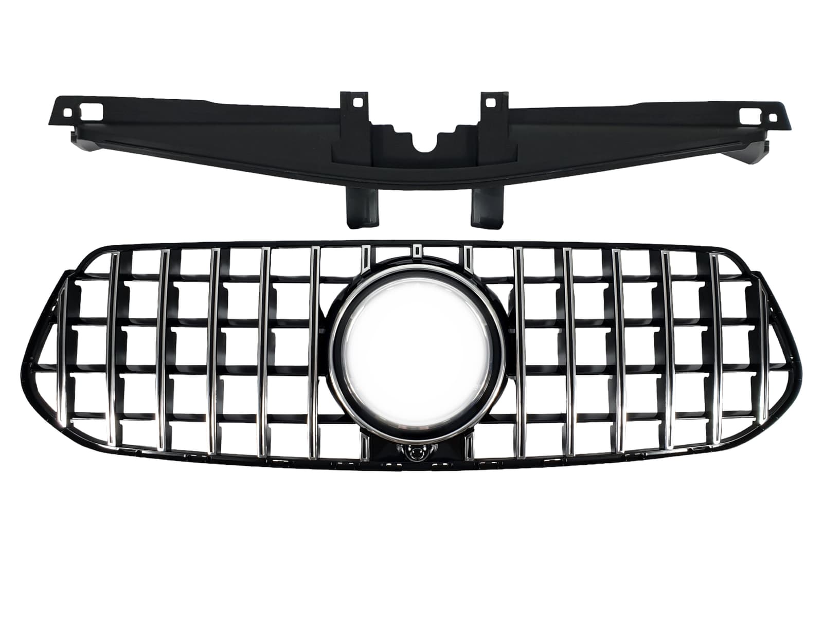 Решітка радіатора GT Chrome Black (AMG) на Mercedes-Benz GLE-Class W167 2023-2025 року