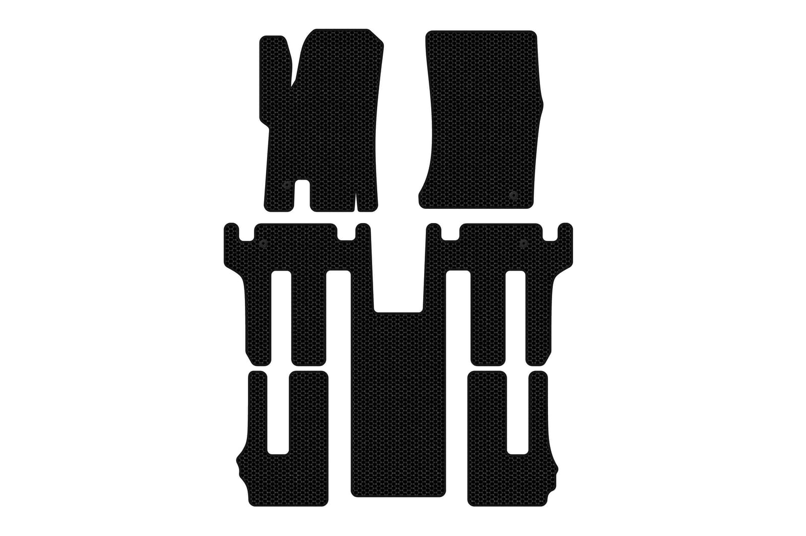 Гумові килимки Carsuit (3 ряди, чорні)