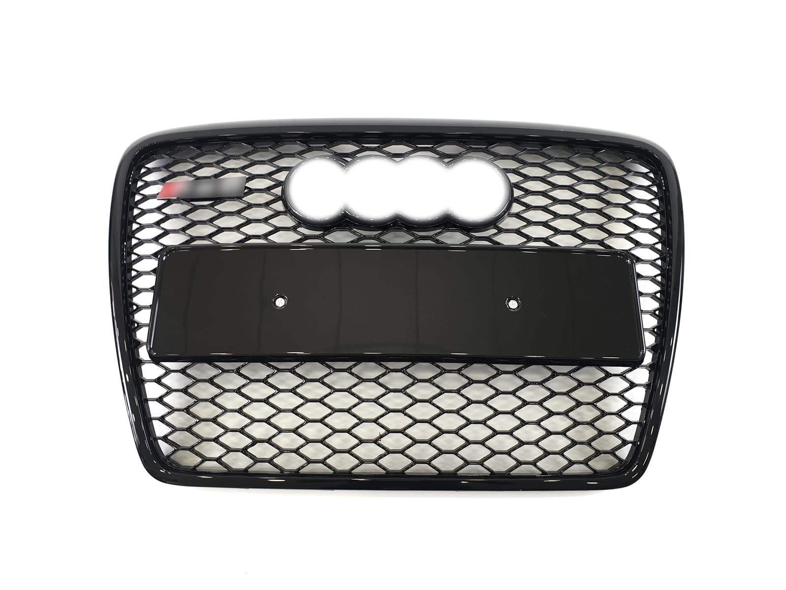 Решітка радіатора Full Black (в стилі RS6) без PDC на Audi A6 C6 2004-2011 року 2