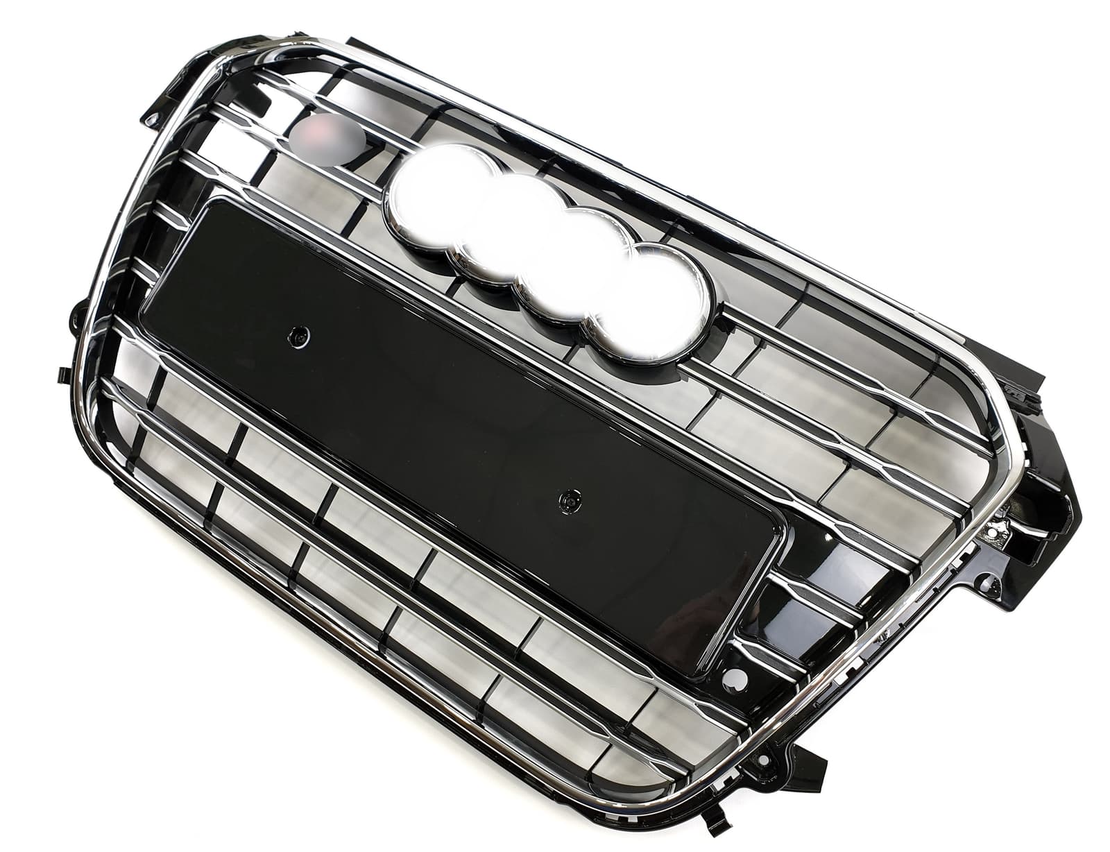 Решітка радіатора Chrome Black (в стилі S1) на Audi A1 8X 2010-2014 року 2
