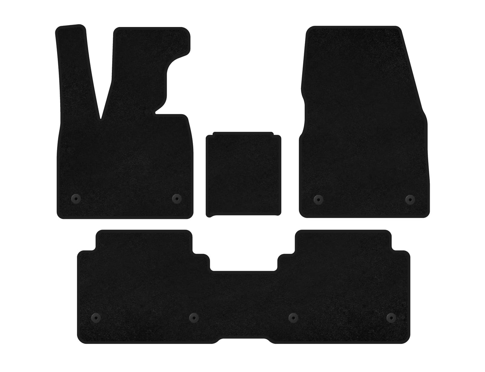 Килимки текстильні Classic (Чорний)