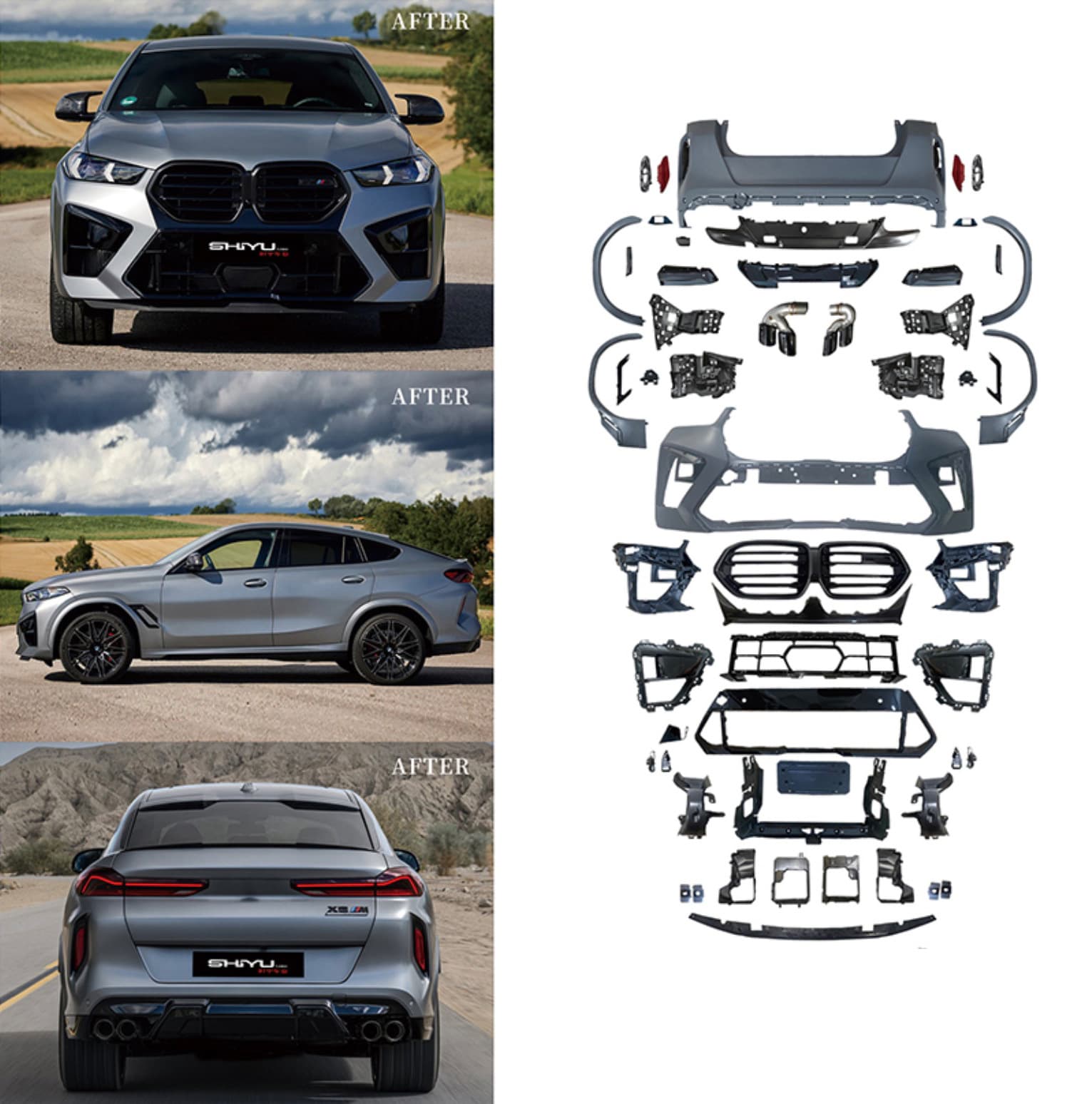 Комплект обвісу X6M F96 LCI (для 2023+)