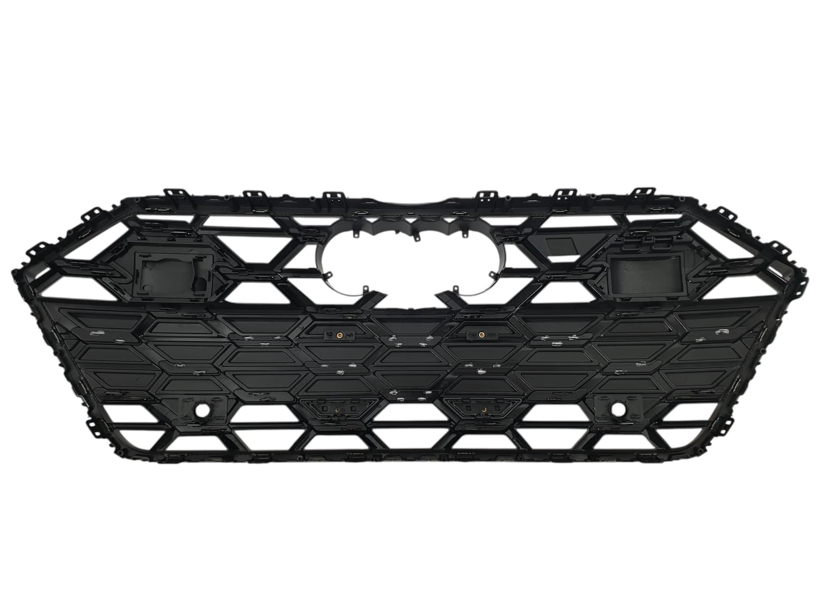 Решітка радіатора Full Black (стиль S7) під дистронік на Audi A7 4K 2023-2024 року 4