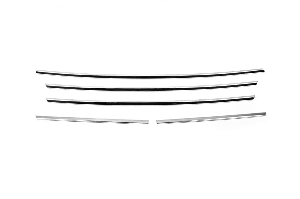 Накладки на решітку радіатора 2013-2018 (5 шт, нерж.) Carmos - Турецька сталь 2