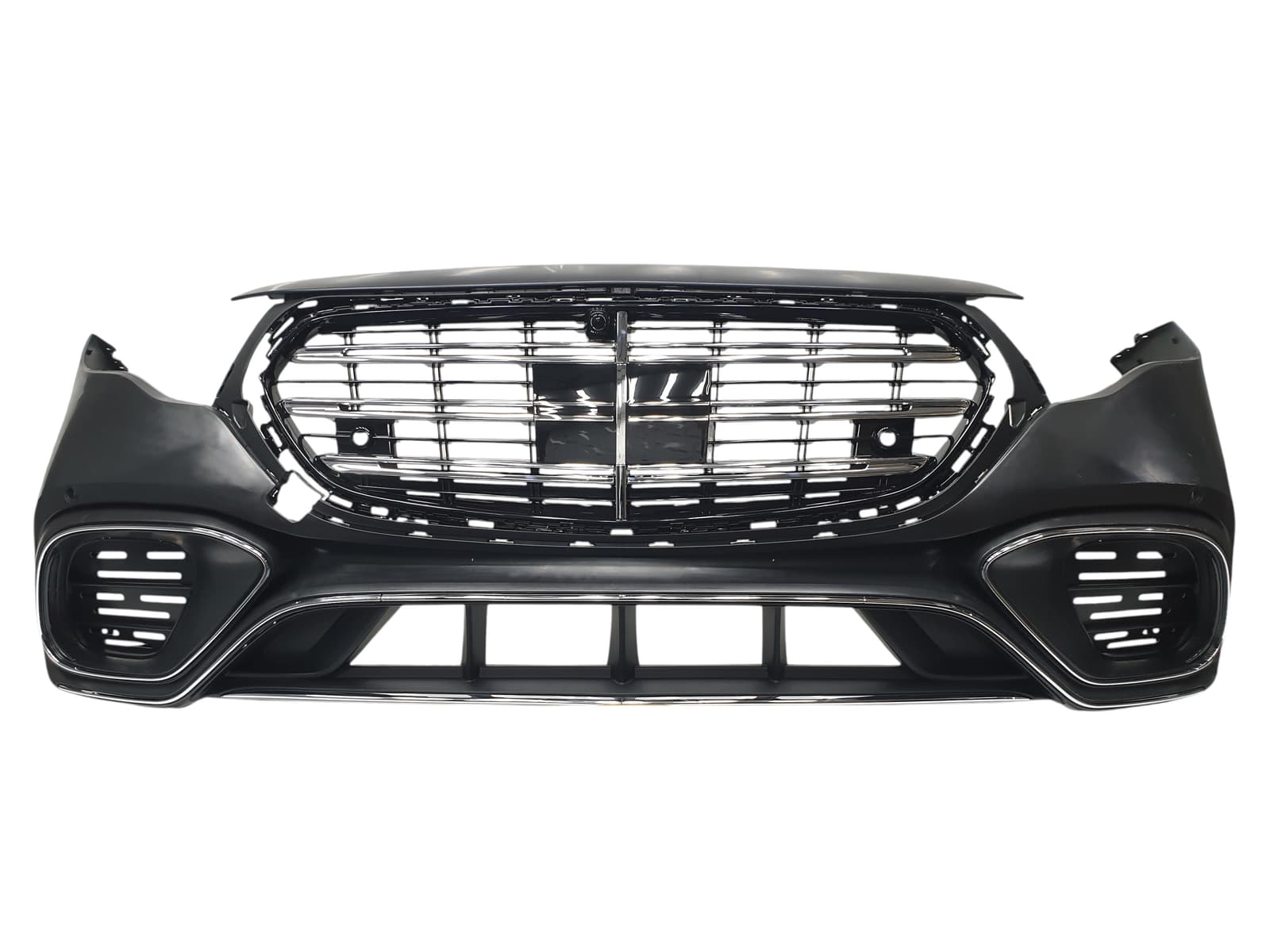 Передній бампер (стиль Mercedes W223 AMG-Line) на Mercedes-Benz E-Class W214 2023-2026 року 3