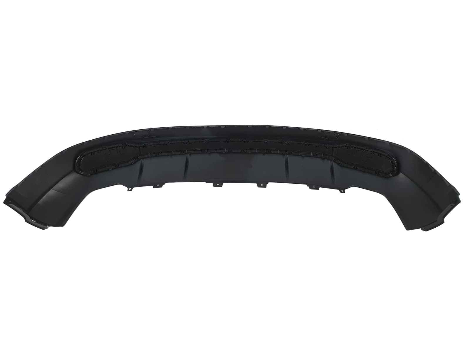 Дифузор (заднього бампера) Silver Black (в стилі SQ5) на Audi Q5 80A 2016-2020 року 5
