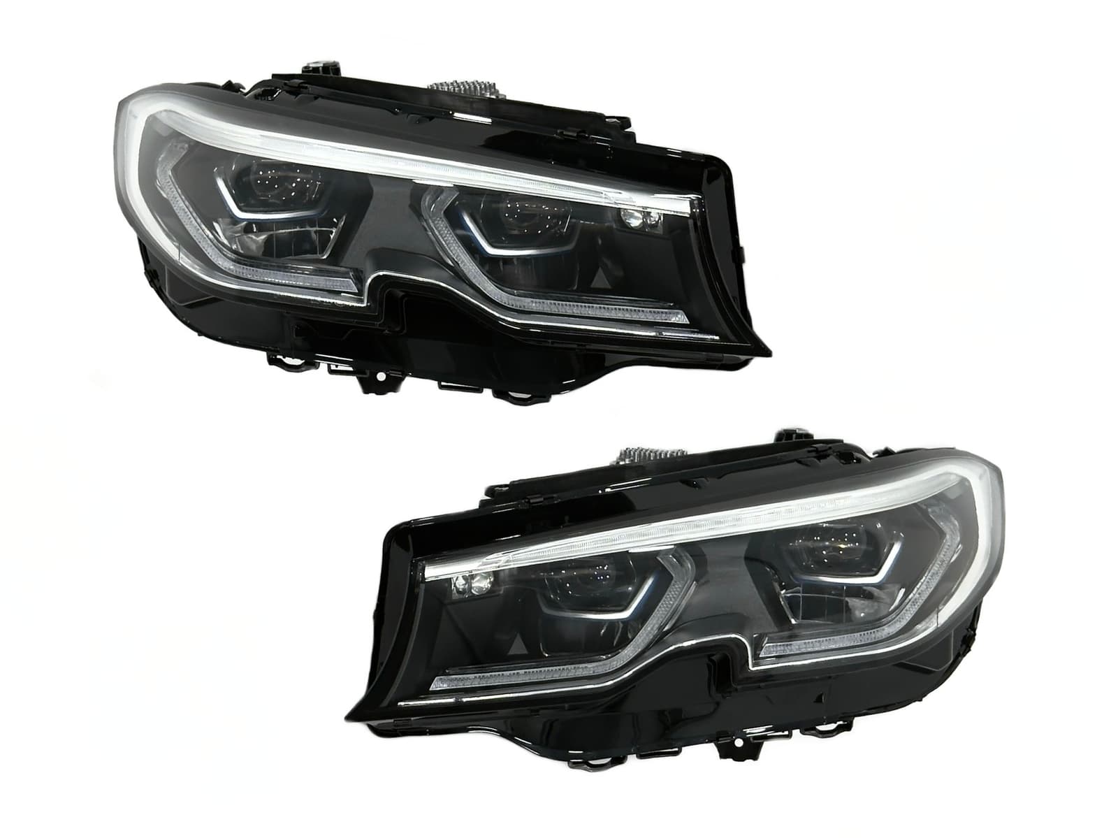 Фари Laser BMW 3 series G20 / G21 2018-2022, 2 РЕЖИМИ ДХО БІЛІ / ЖОВТІ