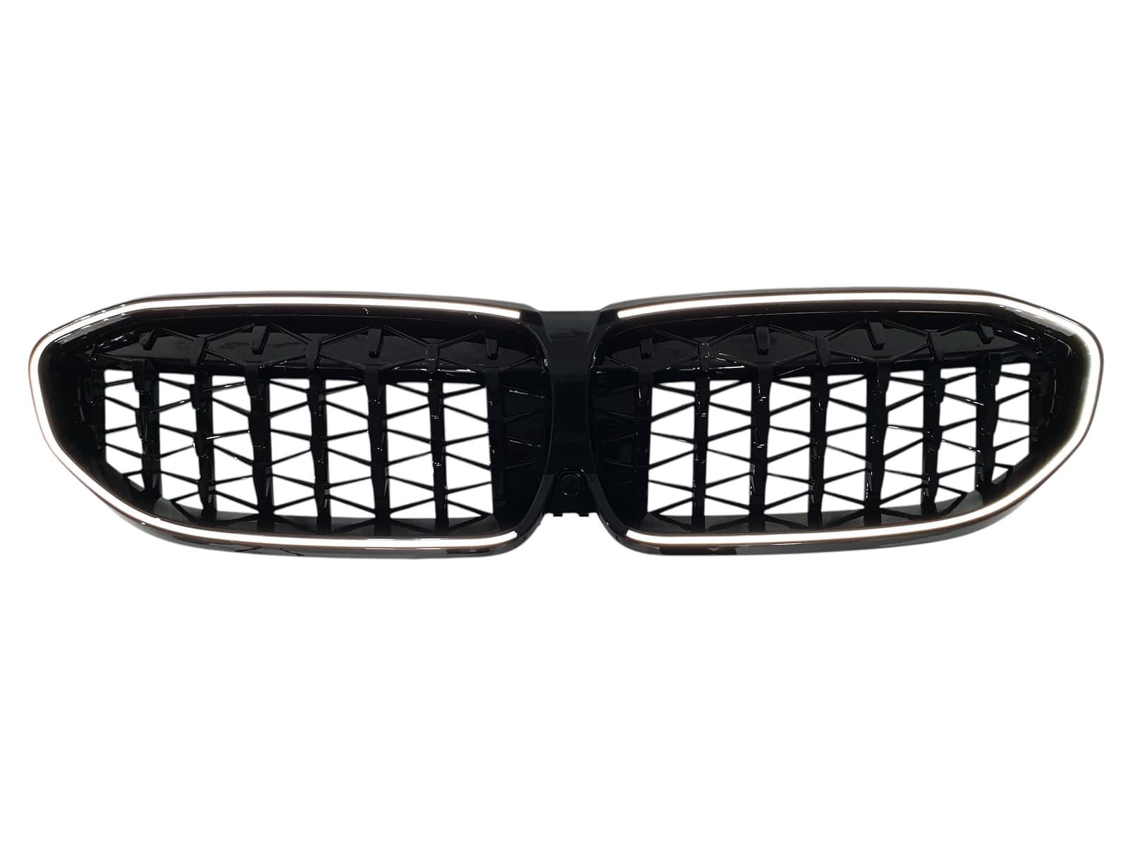 Ніздрі Чорний глянець LED (Iconic Glow) Diamond на BMW 3 Series G20 / G21 2018-2022 року