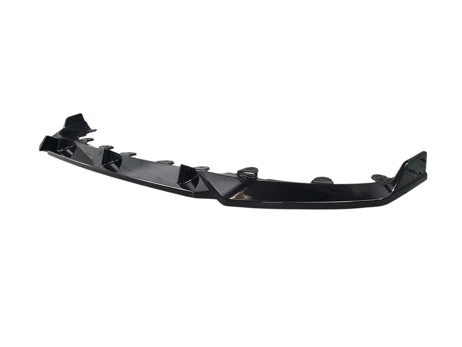 Губа (переднього бампера) Чорний глянець V2 на BMW X3 G01 2022-2024 року 3