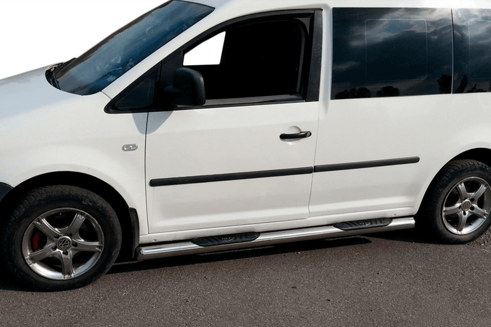 Бічні труби BB001 (2 шт., нерж) d60, Стандартна база 4