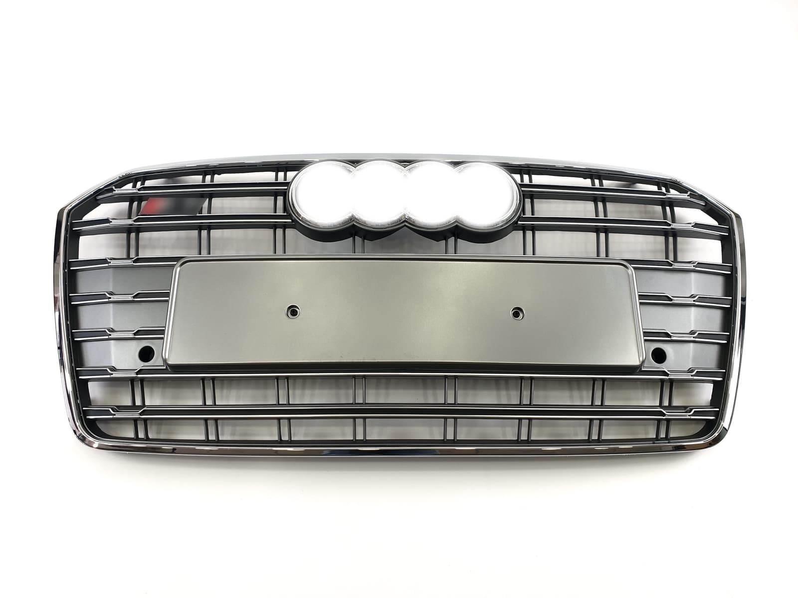 Решітка радіатора Silver Chrome (в стилі S7) на Audi A7 4G 2014-2017 року 2