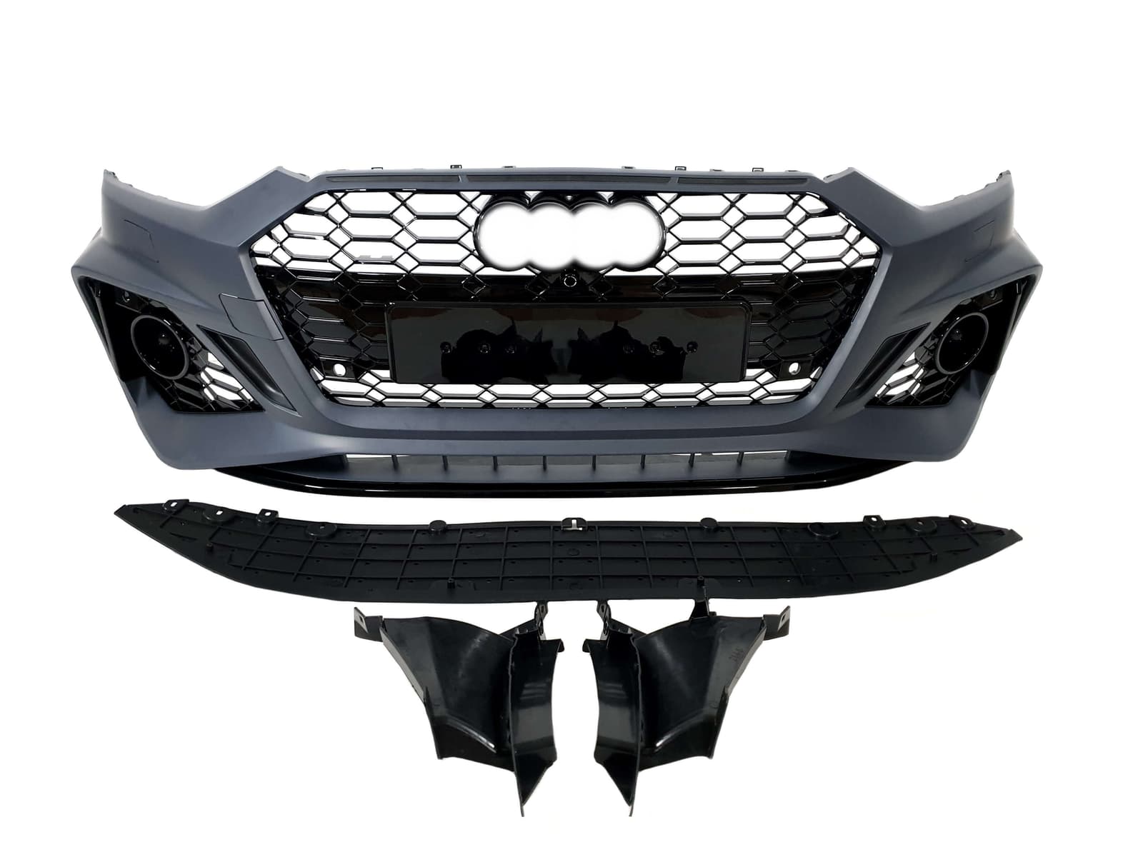 Передній бампер (стиль RS5) під дистронік V2 на Audi A5 B9 2020-2023 року