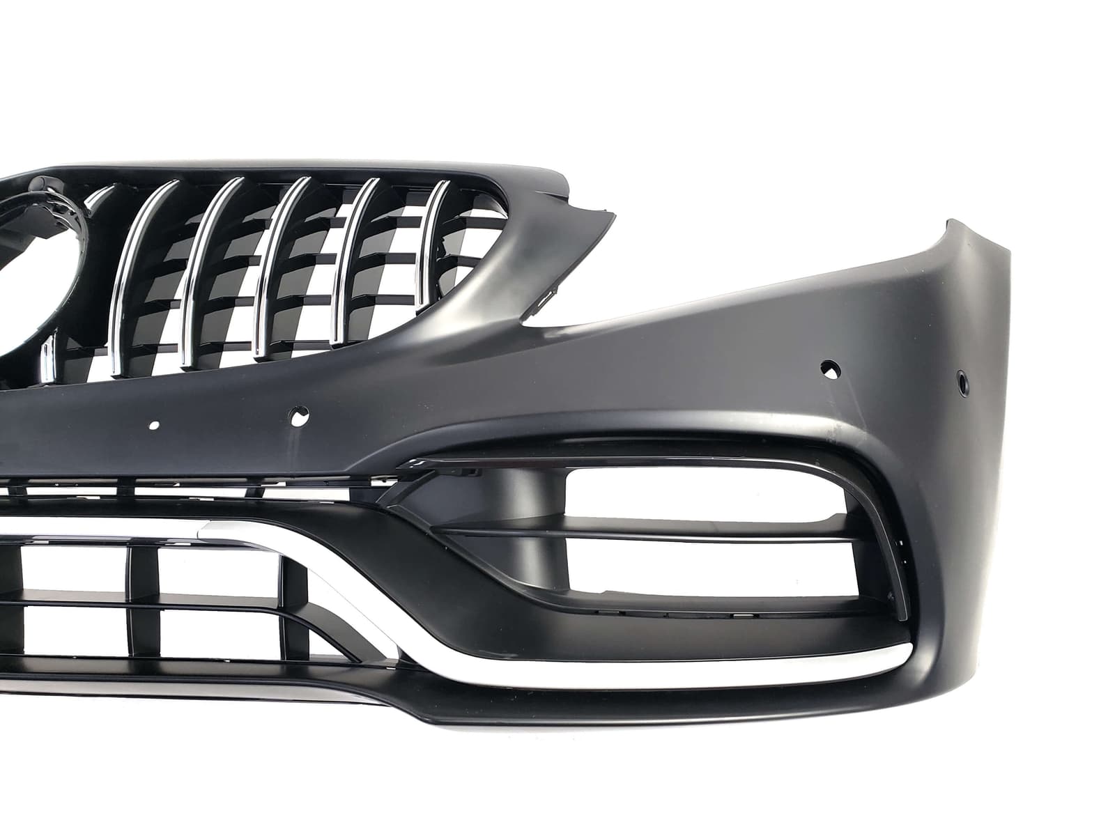 Передній бампер (стиль AMG C63 2018+) на Mercedes-Benz C-Class W205 2014-2018 року 4